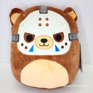 🖤 OMAR 🐻 Select Series Brown Bear w Jason Mask Halloween 2024 Squishmallow NWT
